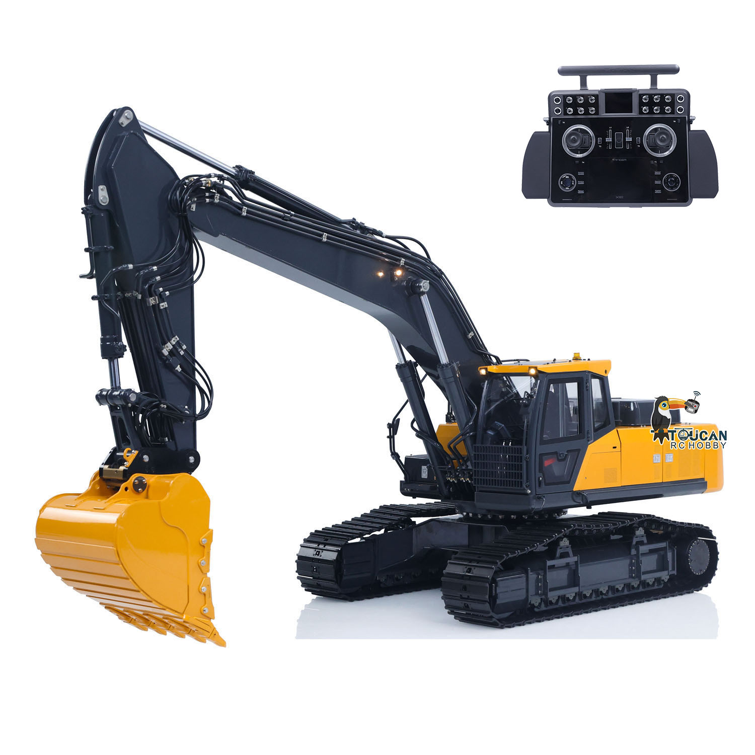 Rc Hobby Excavator - 1/14 Metall E400 SFROG Ferngesteuerter Hydraulikbagger