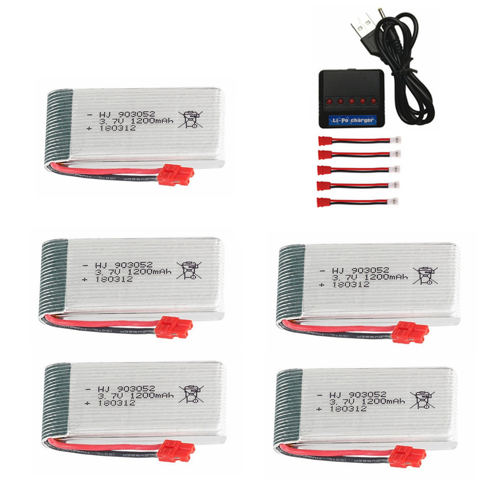 Hobby Rc Quadcopters - 3,7 V 1200 mAh 903052 lipo