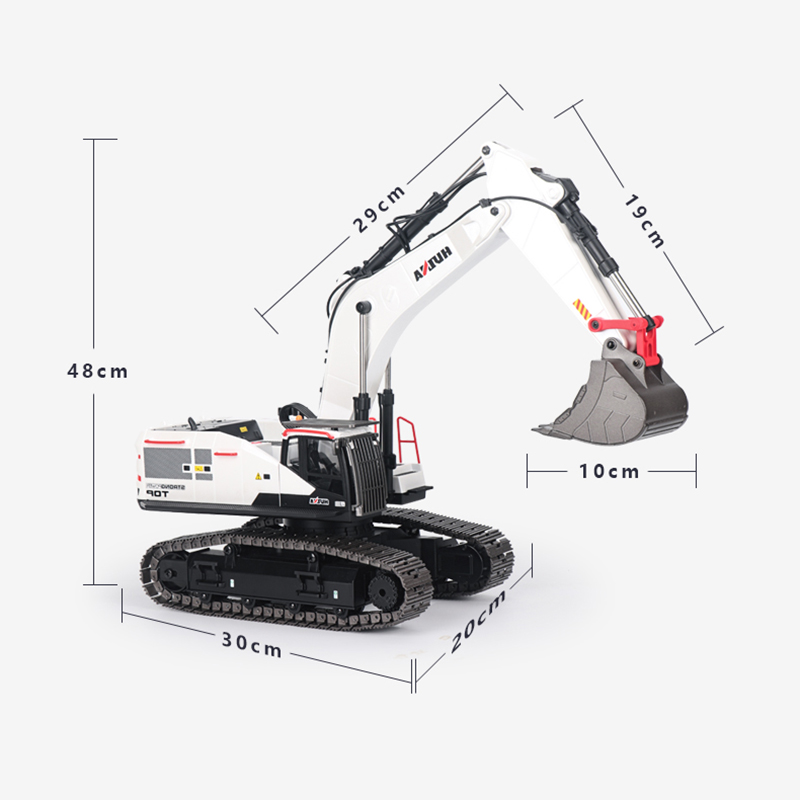 RC Bagger 1/14 HUINA Metall Lk – Rc Hobby Excavator Bewertung und Preis